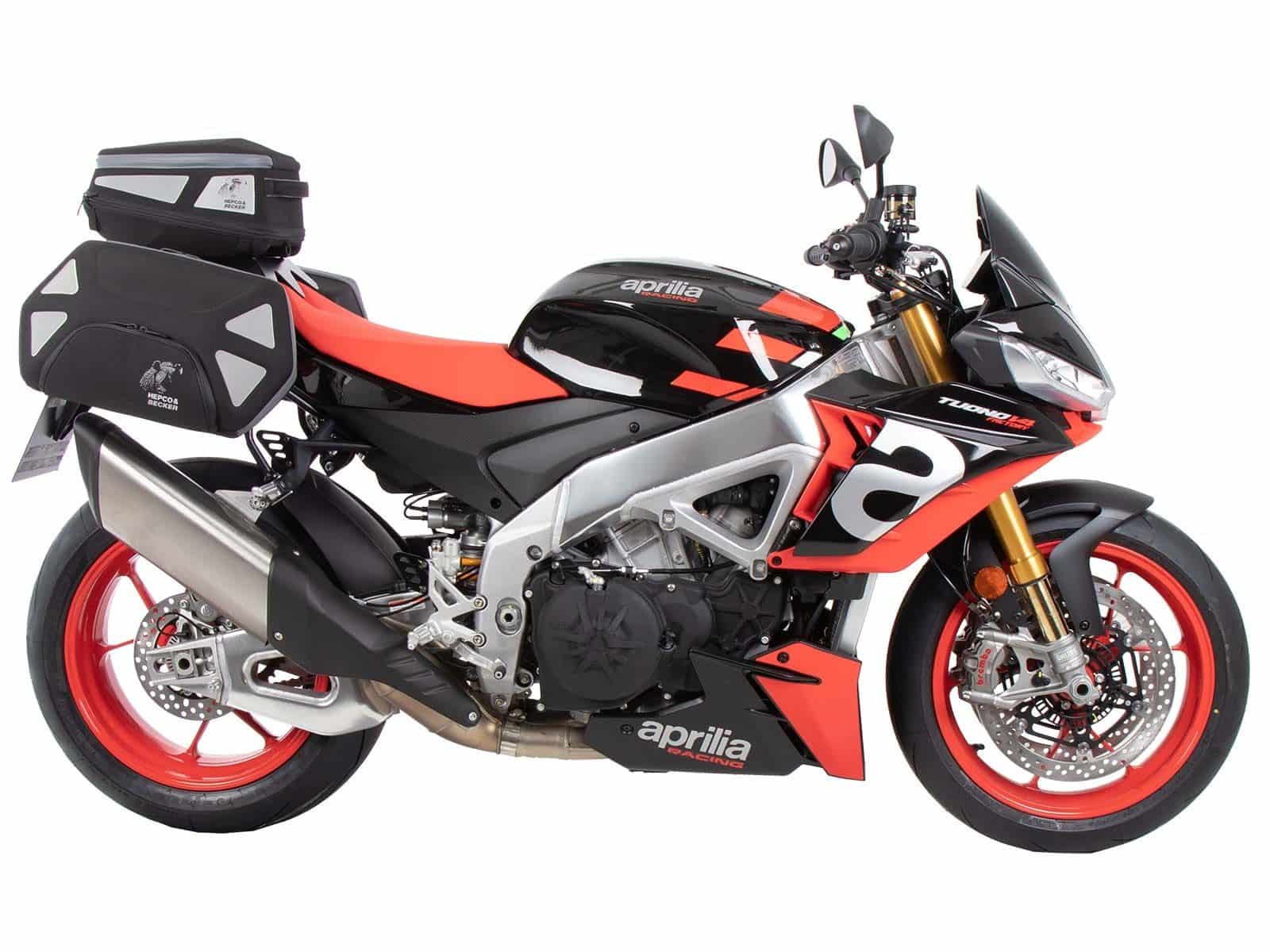 Rack sport fixe vissé noir pour Aprilia Tuono V4 Factory /RSV 4 /RSV 4 Factory (21-24)