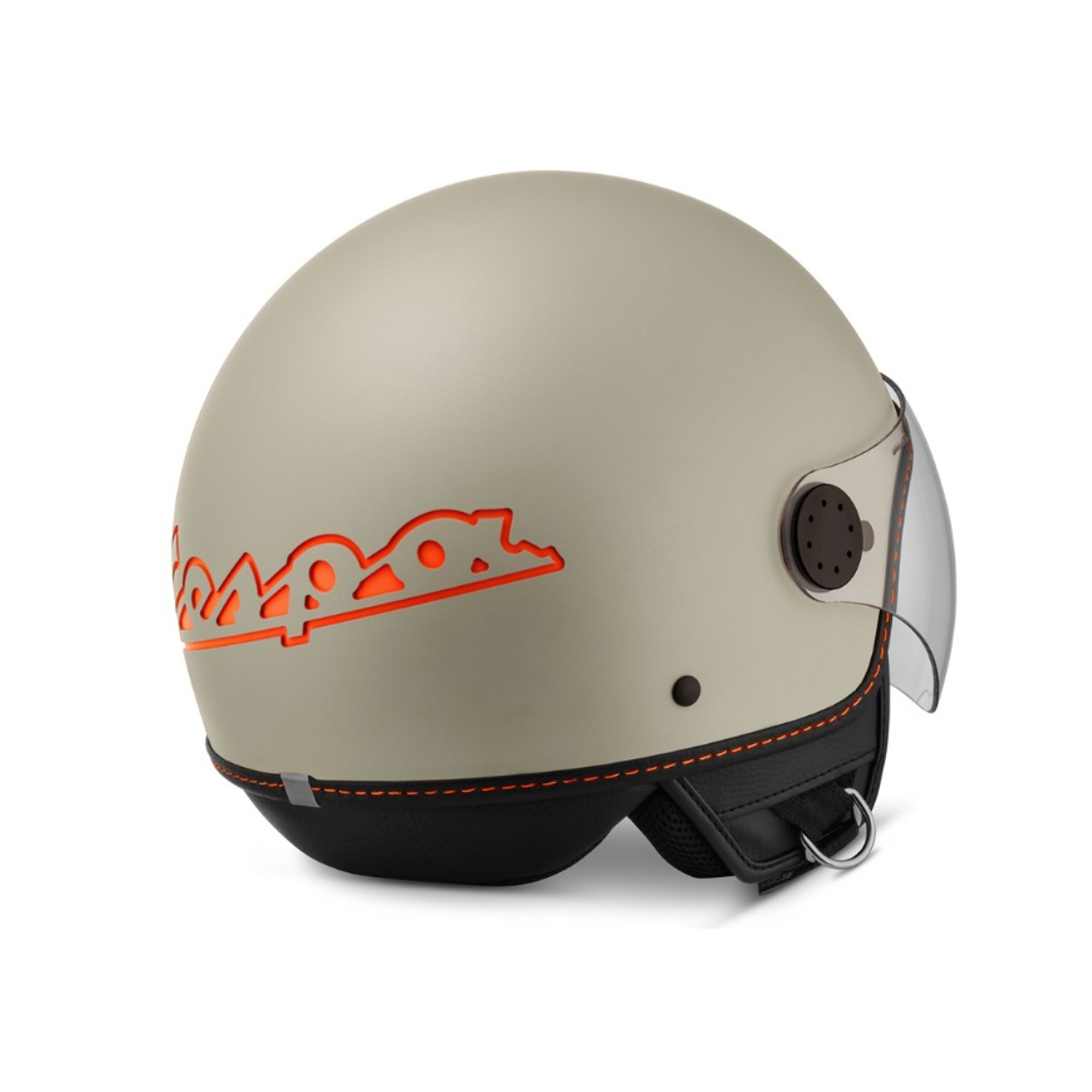 Casque jet Vespa Visor 4.0 beige mat