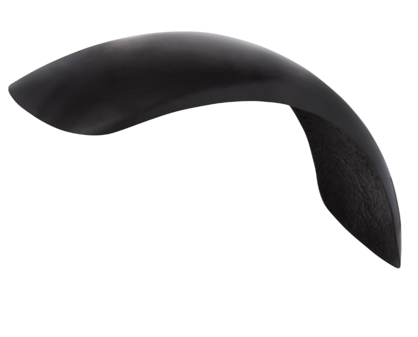 Aile Garelli Race EVO II sans support, universel pour Vespa PX 80-200ccm, GFK, noir