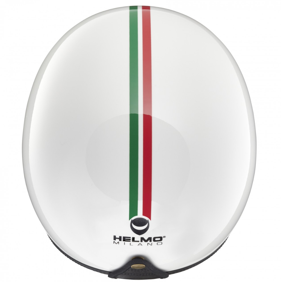 Helmo Milano casque jet, Audace, Italy Flag, blanc