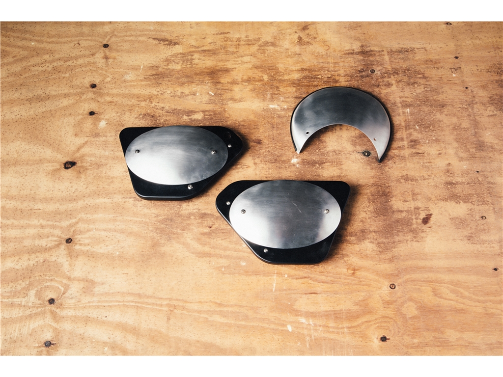 Cache original, argenté pour Moto Guzzi V7 I+II