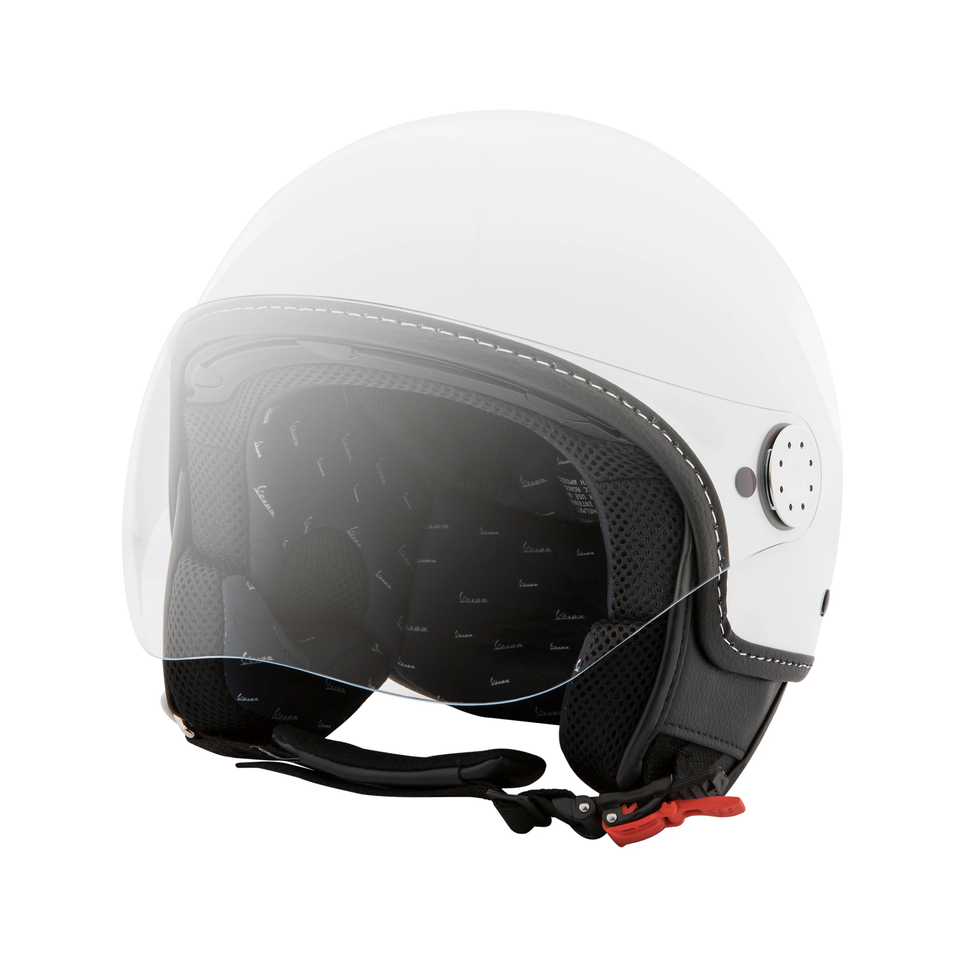 Vespa casque jet visor 4.0 blanc color vibe
