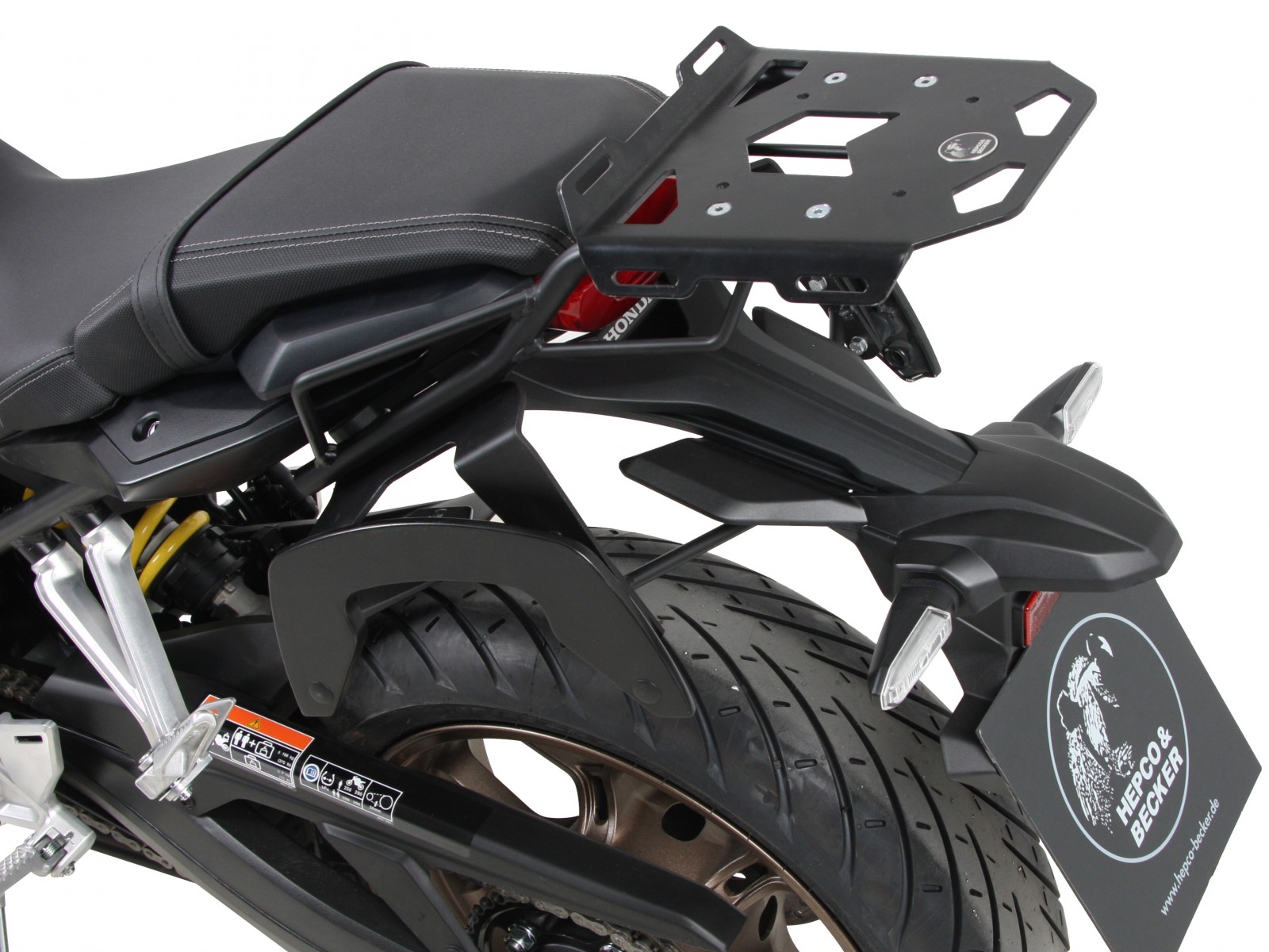 Supports latéraux C-Bow anthracite pour Honda CB 650 R (19-20) Hepco & Becker