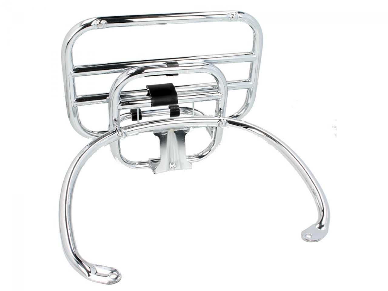 Porte-bagages arrière original rabattable chromé pour Vespa GTS/GTV