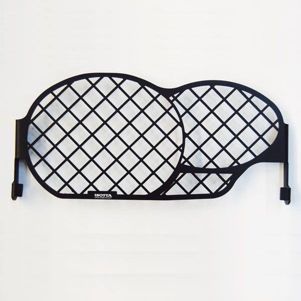 Grille de protection des phares rabattable pour BMW R 1200 GS (04-12) /Adventure (06-13), noir