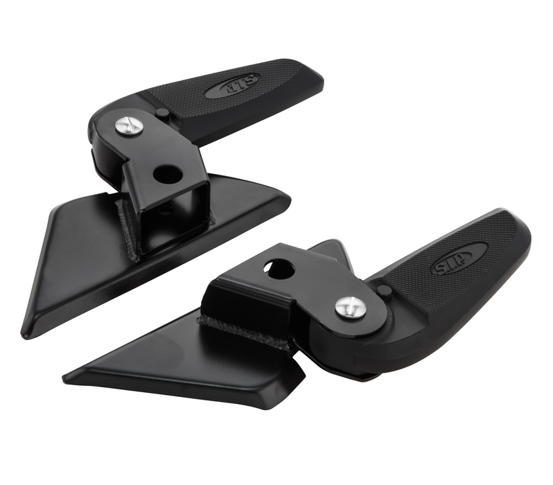 Repose-pieds droit et gauche pour Vespa LX /LXV /S 50-150ccm, noir/noir