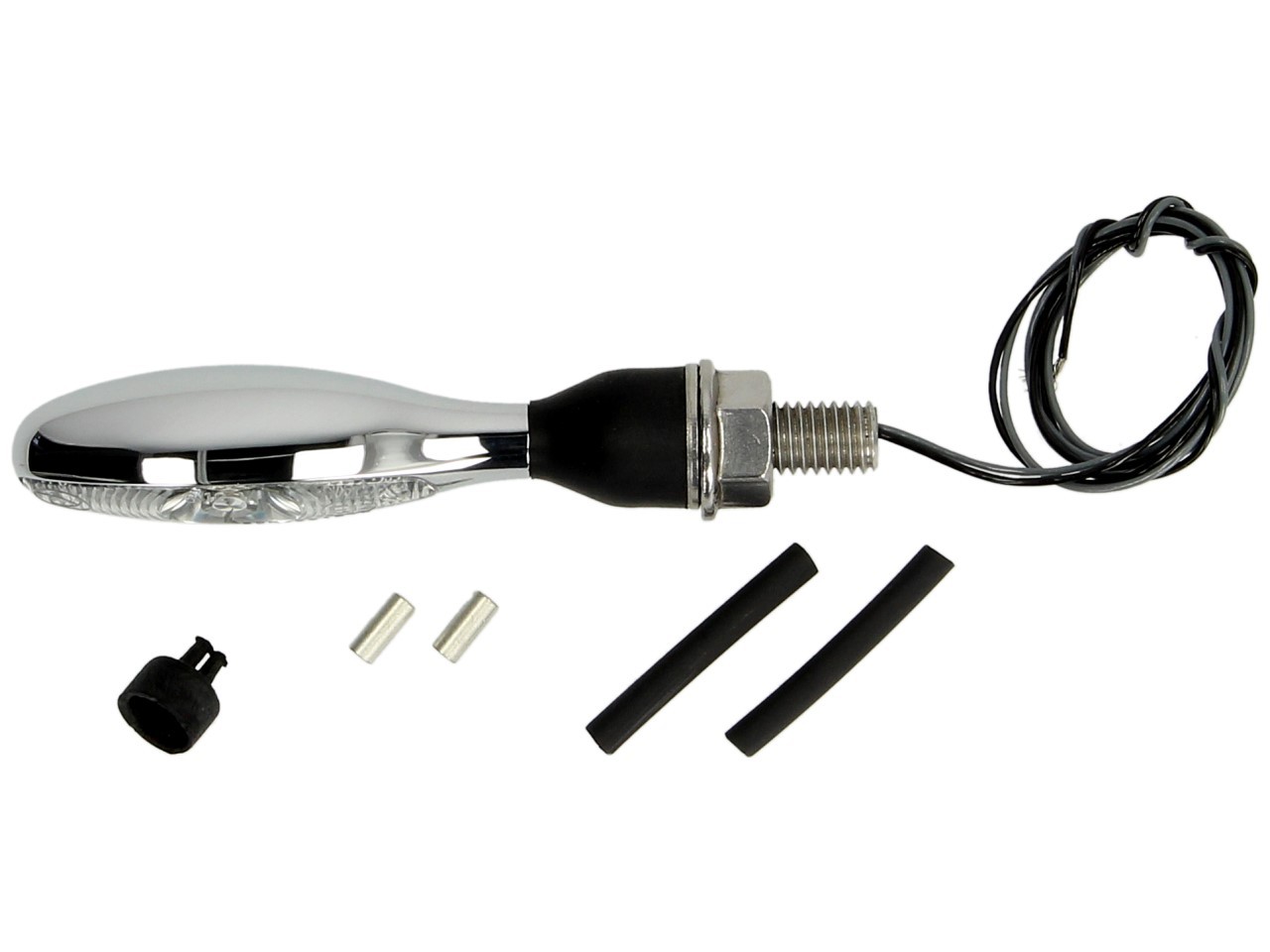 Clignotant Kellermann, Micro 1000 LED, acier, LED, V/H, G/D, 12 V, chrome brillant, M8x20