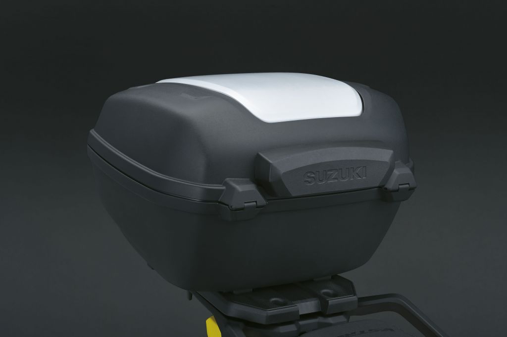 Dossier rembourré pour Top-Case en plastique (35 L) pour Suzuki V-Strom 800DE 2023- Accessoires d'origine