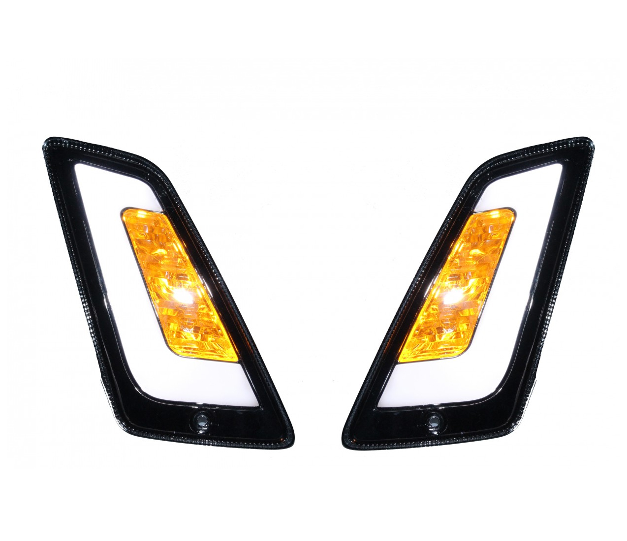 Jeu de clignotants avant LED, teintés pour Vespa GT, GTL, GTV, GTS 125-300 (2014-2018)