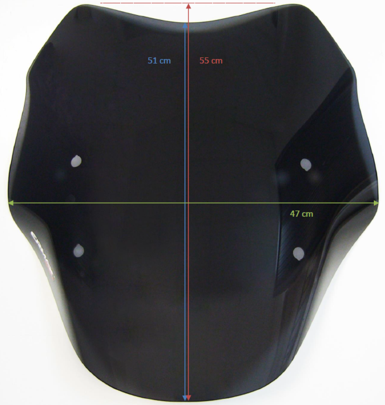 Pare-brise ERMAX Sport pour Piaggio MP3 400 HPE (22-), teinté/light black