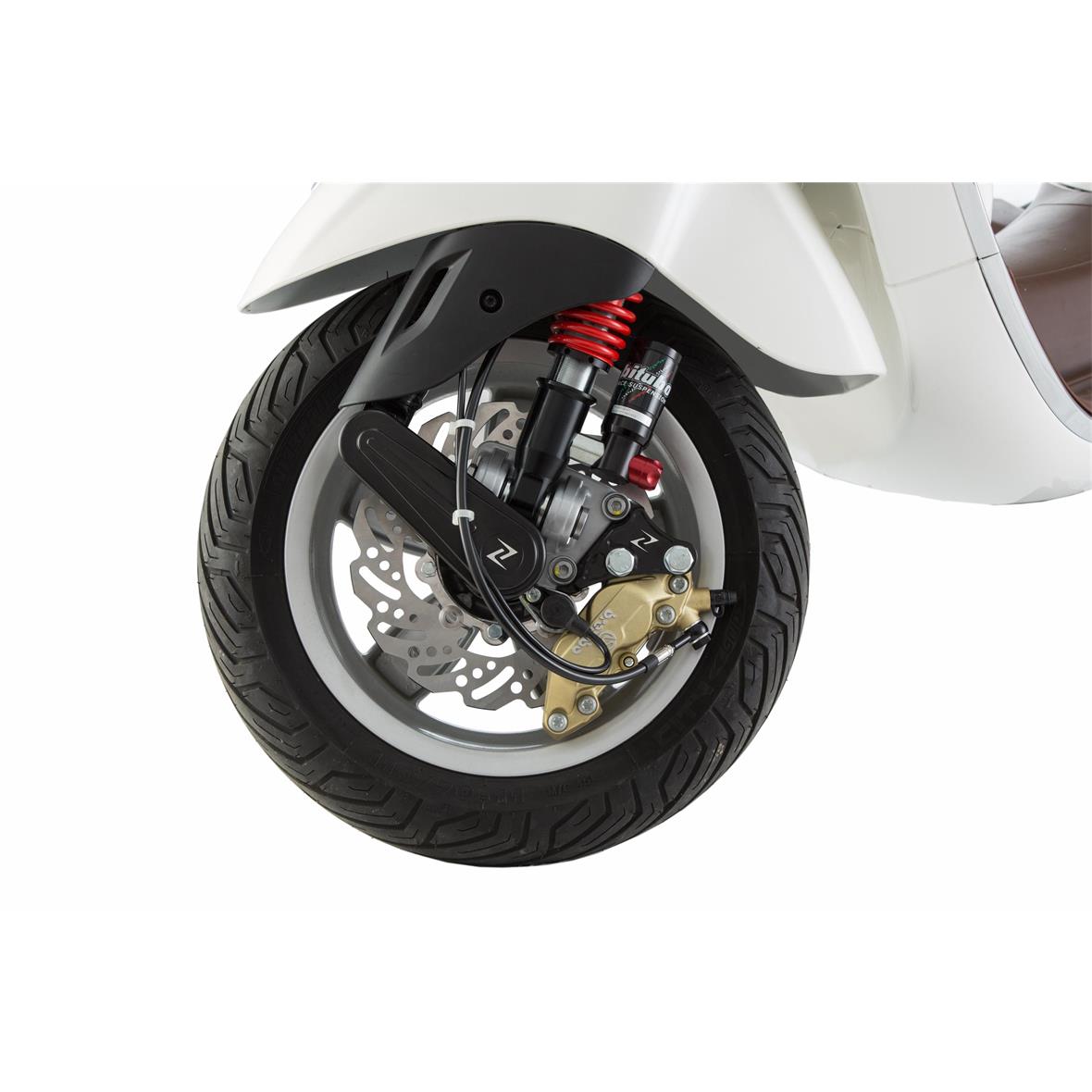 Couvre bras oscillant, noir Zeloni pour Vespa Primavera/Sprint/GTS/GTS Super 50-300ccm ('14-'16)