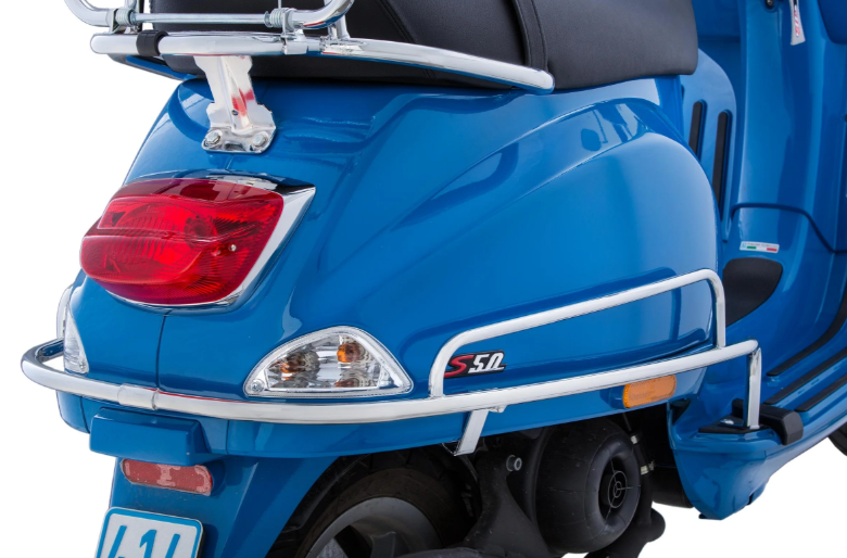 Arceau de protection latéral pour Vespa LX/LXV/S 50-150ccm, chrome
