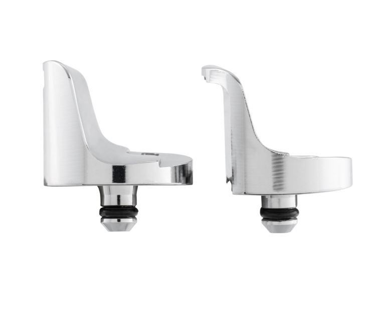 Cache trou de rétroviseur gauche & droite pour Vespa Primavera/Sprint/Elettrica 50-150ccm, chrome