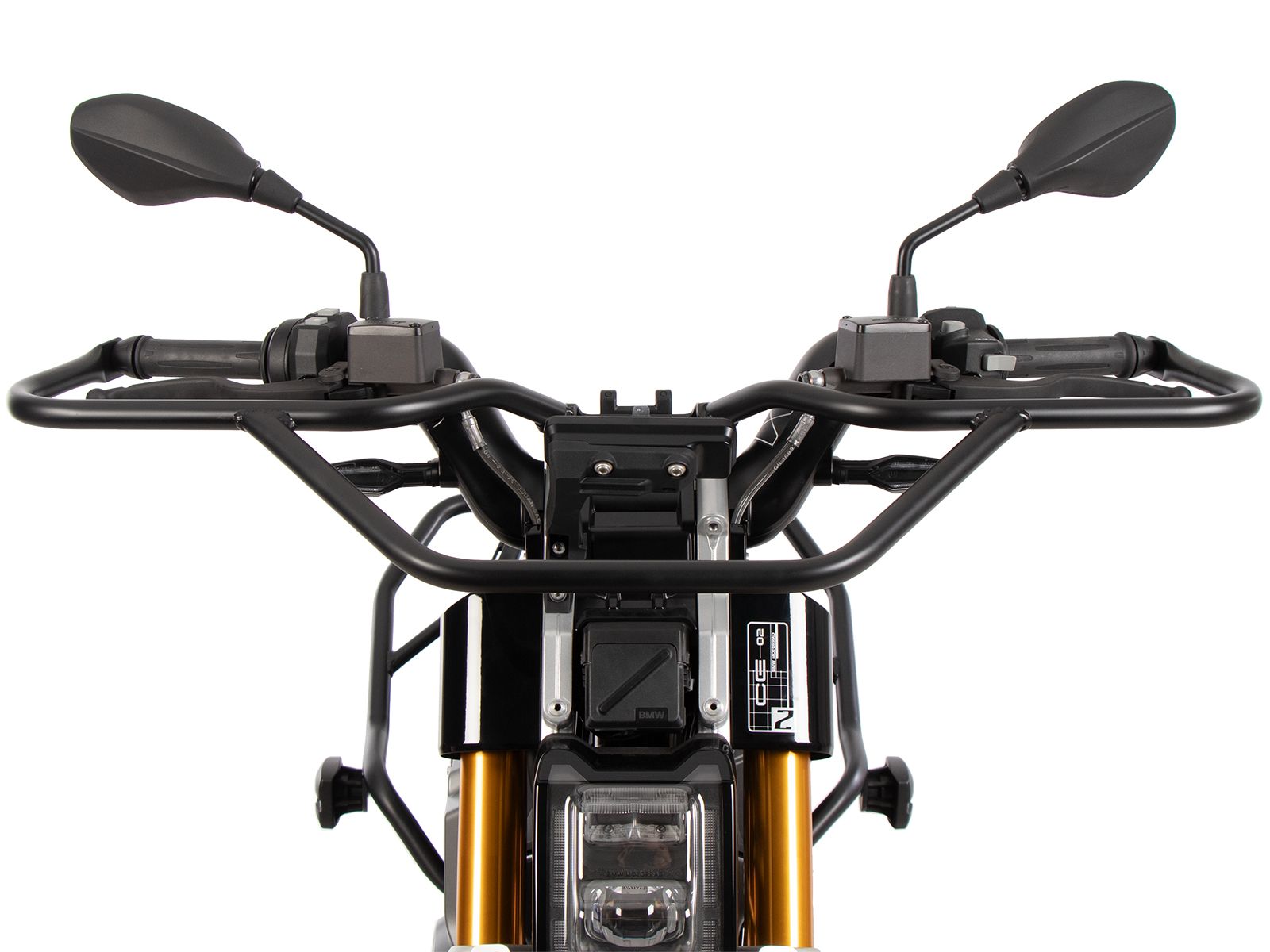 Barre de protection avant noire pour BMW CE 02 (23-) Hepco & Becker