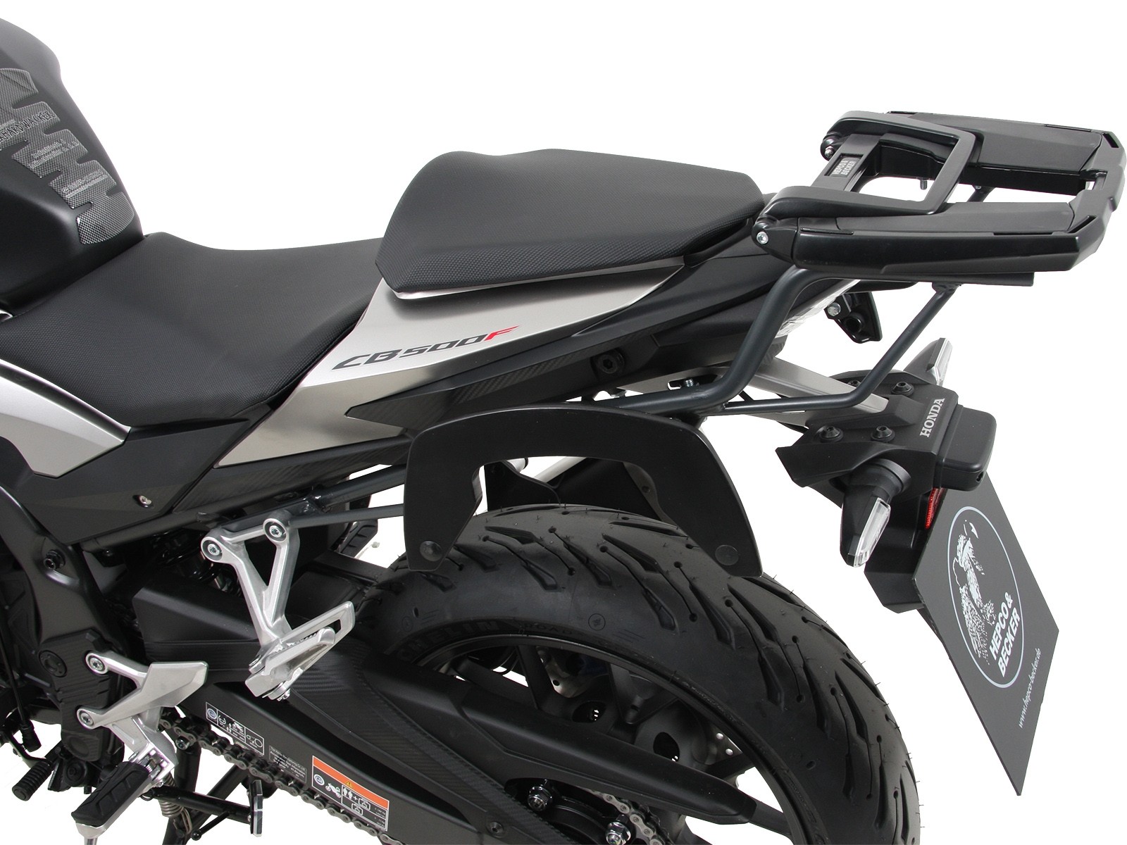 Support de top case Easyrack anthracite pour Honda CB 500 F (19-23) Hepco & Becker