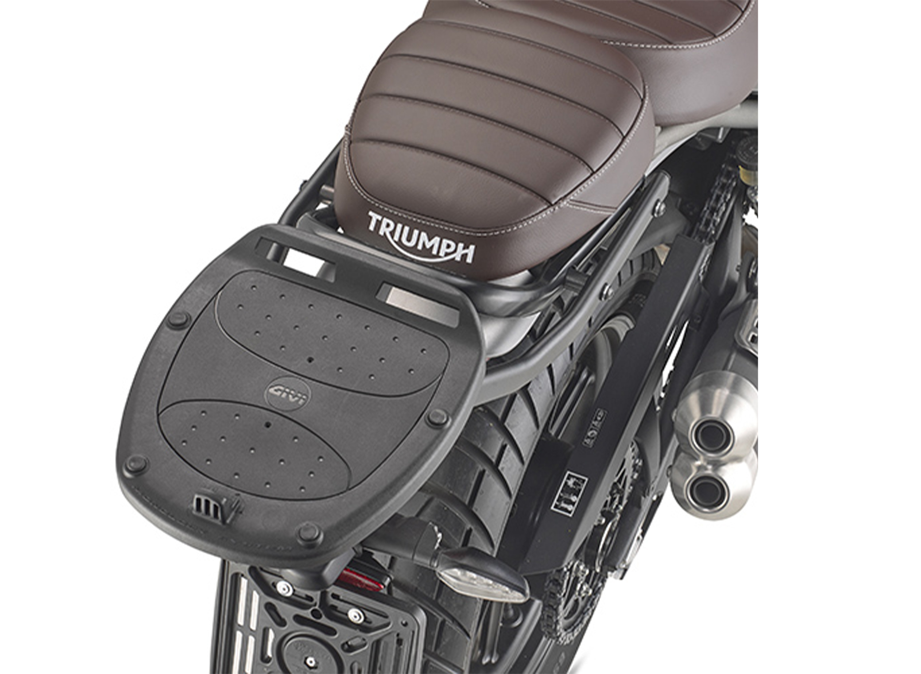 Support de top case Givi pour valise monobloc pour Triumph Scrambler 400 X / Speed 400 (24-)