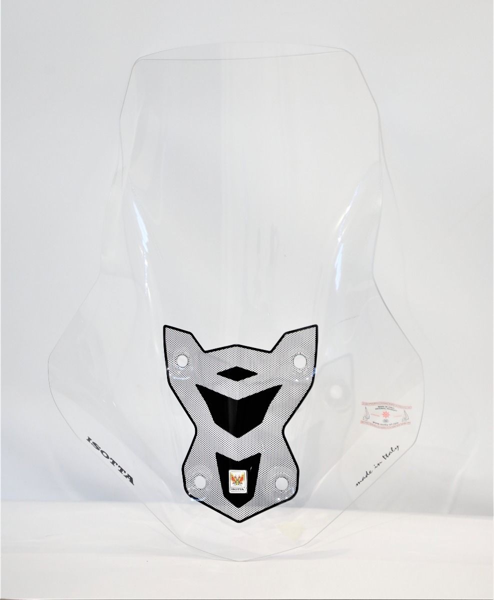 Pare-brise mi-haut transparent avec sérigraphie pour Aprilia SR GT 125 / 200