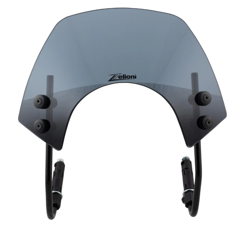 Flyscreen ZELIONI Racing pour Vespa GTS/GTS Super 125-300ccm, teinté noir