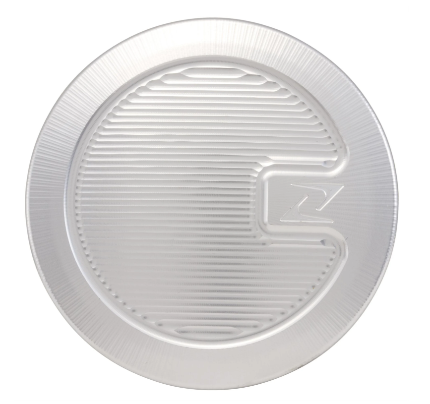 Cache poussière tambour de frein/moyeu de roue avant pour Vespa, argenté