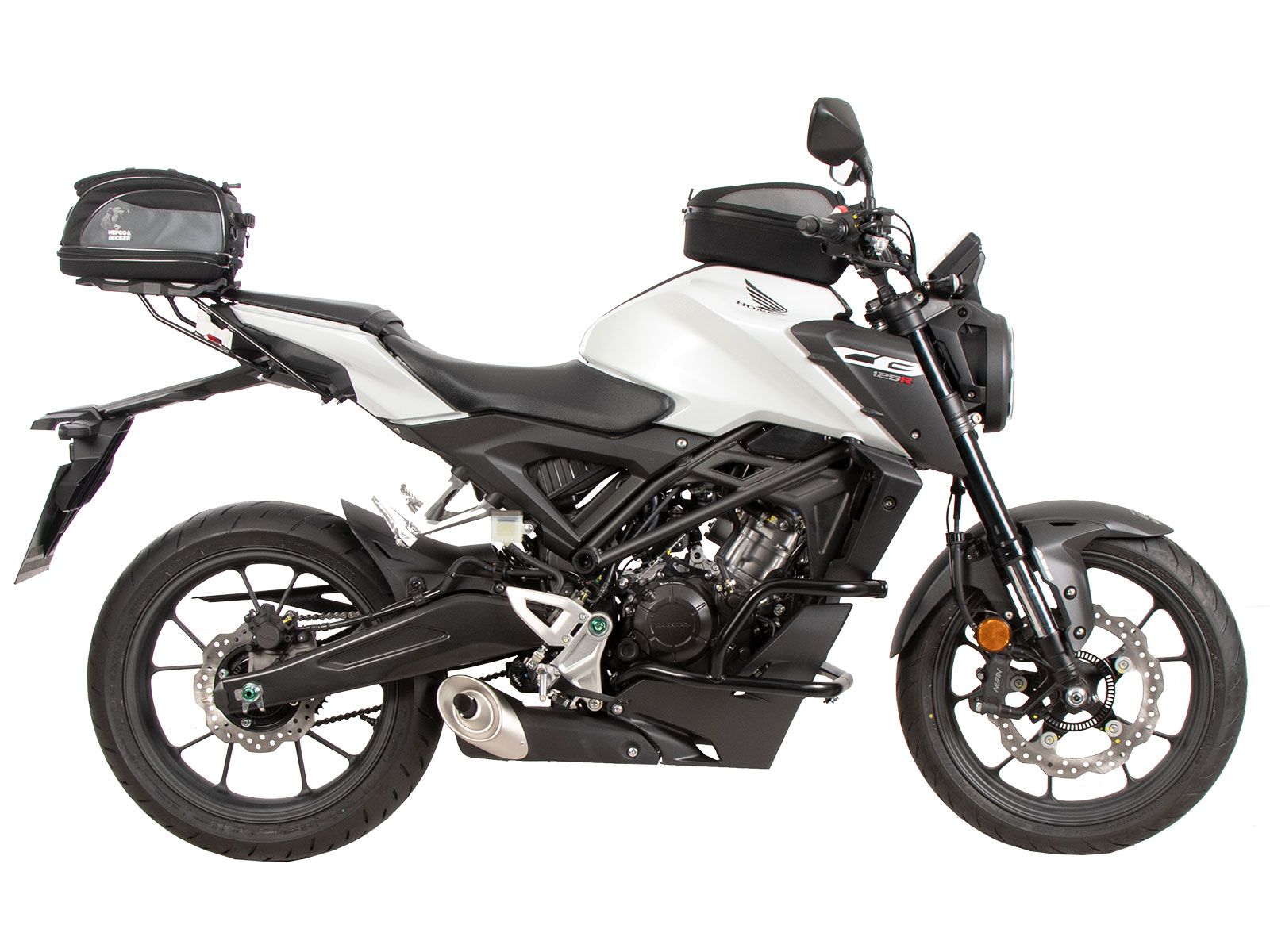 Sacoche arrière Street Basic noire pour Sportracks et Smartraks Hepco & Becker