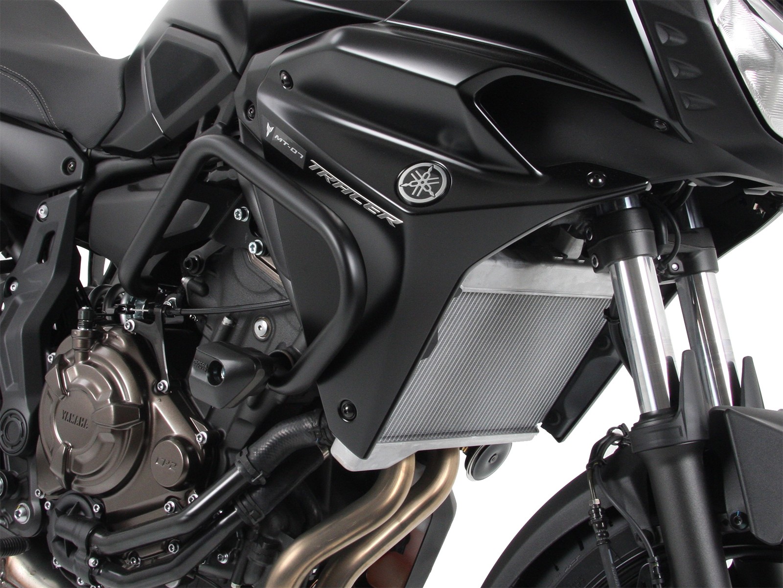 Arceau de protection moteur noir pour Yamaha Tracer 700 / Tracer 700 GT (année 16-) Hepco & Becker
