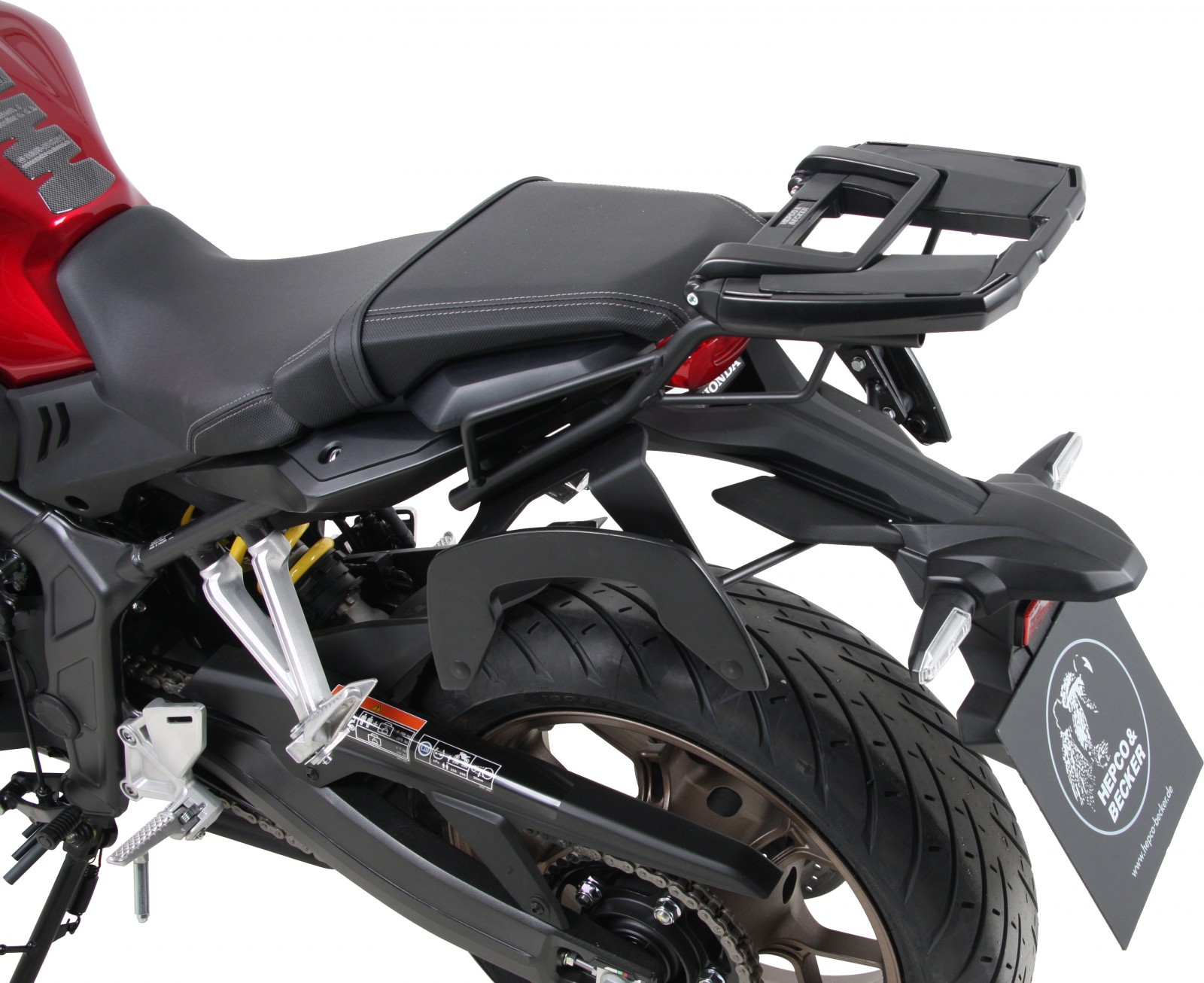Support de top case Easyrack noir pour Honda CB 650 R (19-20) Hepco & Becker