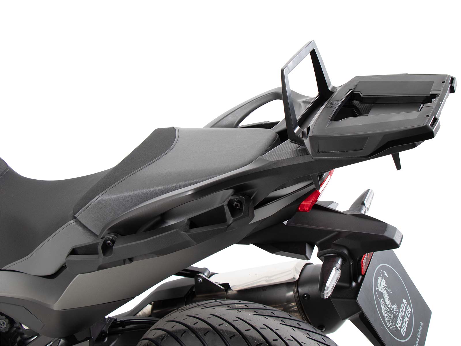 Support de topcase en alurack pour le porte-bagages d'origine pour Honda NT 1100 (22-24) Hepco & Becker