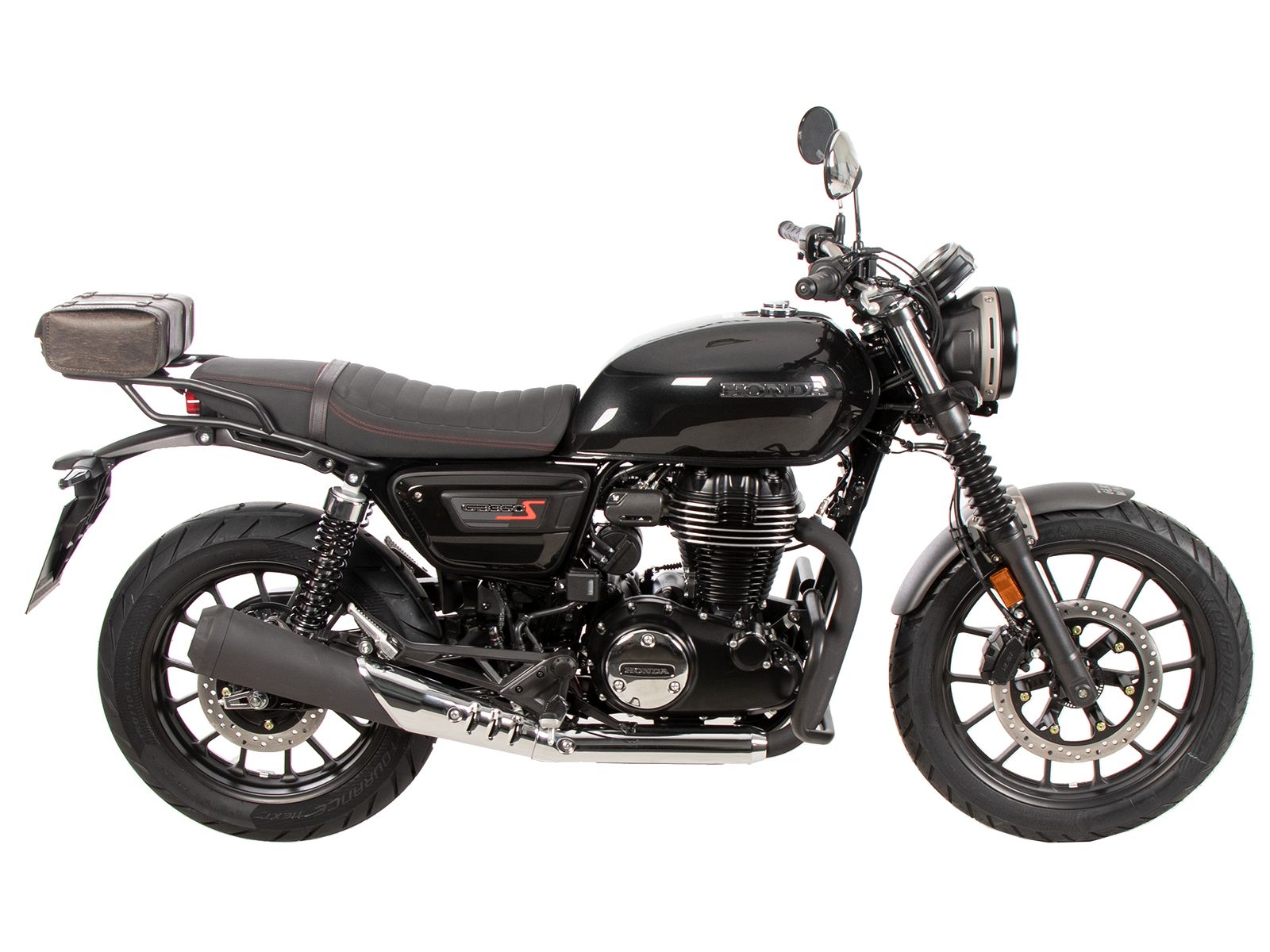 Porte-bagages tubulaire noir pour Honda GB 350 S (25-) Hepco & Becker