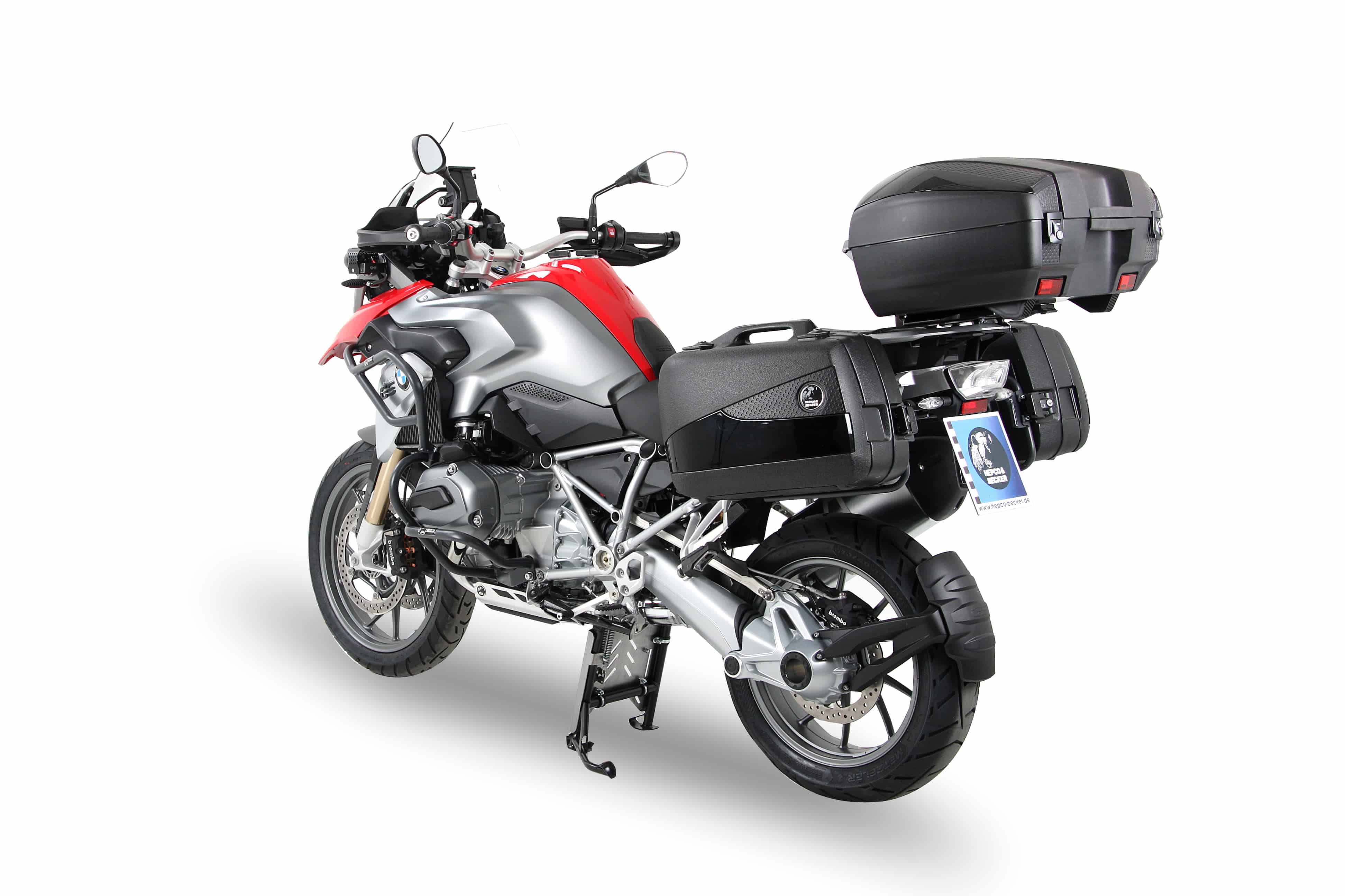 Porte-bagages latéraux Lock-it noir pour BMW R 1250 GS Adventure (19-24) Hepco & Becker