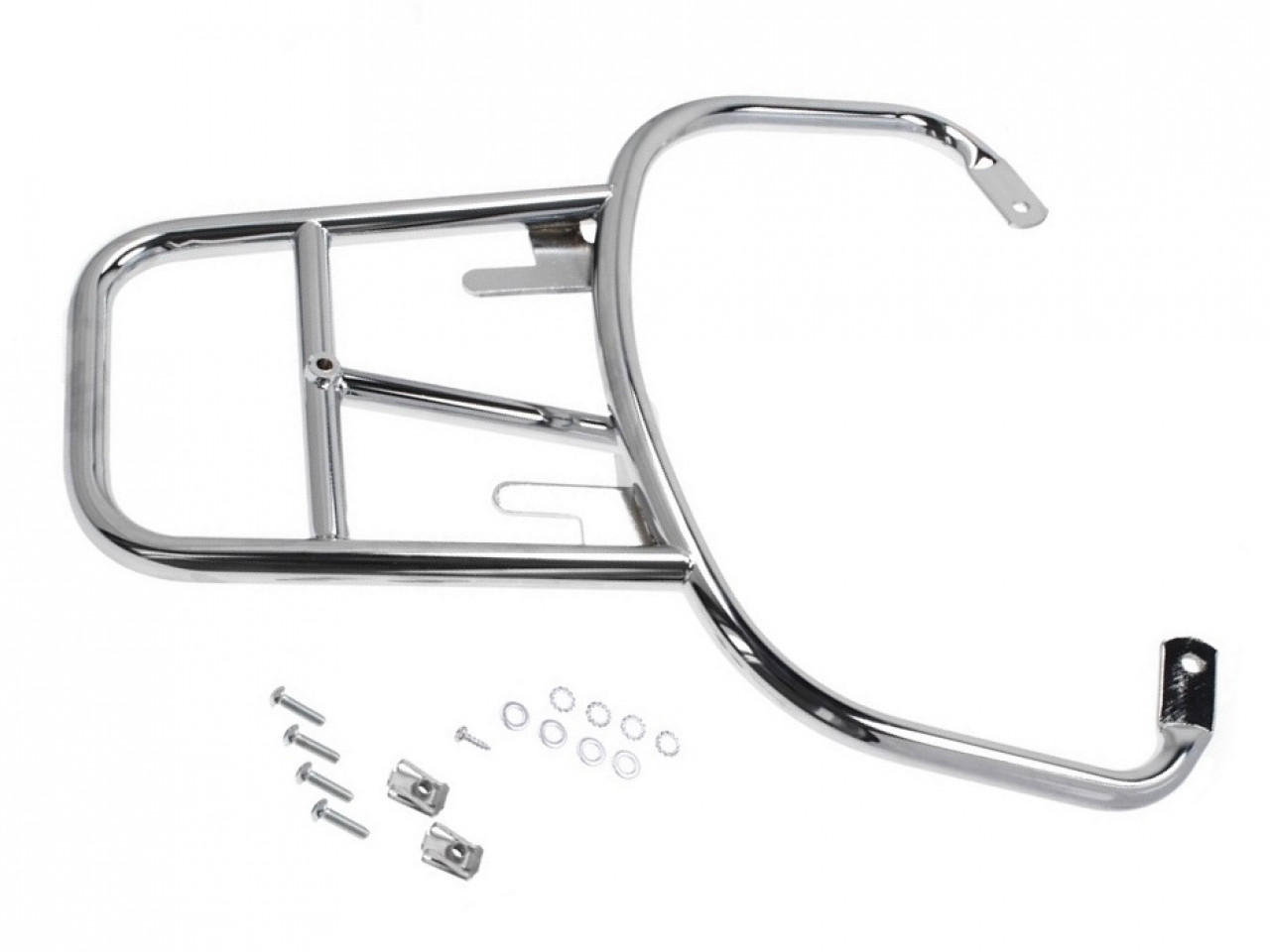 Top Case support chromé Vespa LX / S