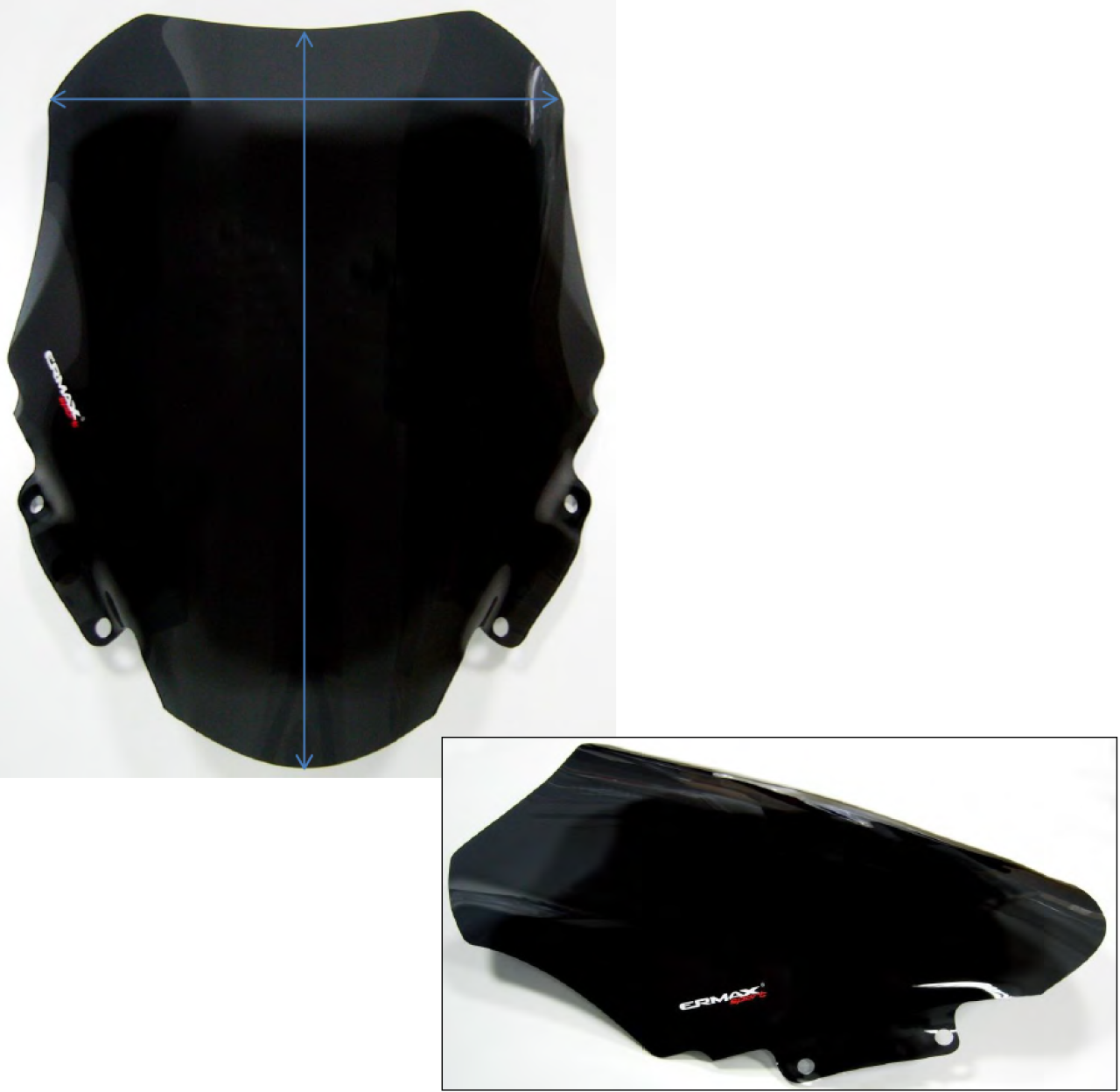 Pare-brise ERMAX Sport Touring pour Piaggio MP3 300 / SPORT HPE (19-), teinté