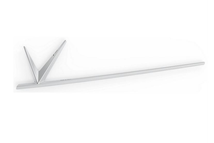 Inscription RIZOMA tablier de jambe pour Vespa, argenté