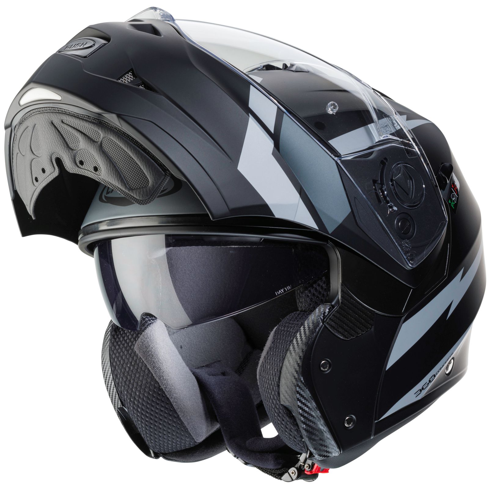 Caberg casque Duke II Kito, noir mat/anthracite