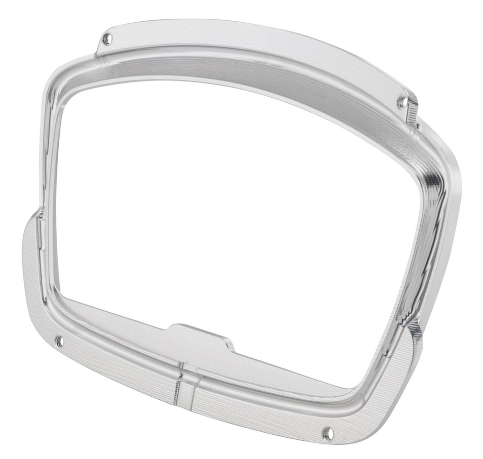 Anneau décoratif tachymètre pour Vespa GTS Supertech HPE 125/300 ('19-), argenté