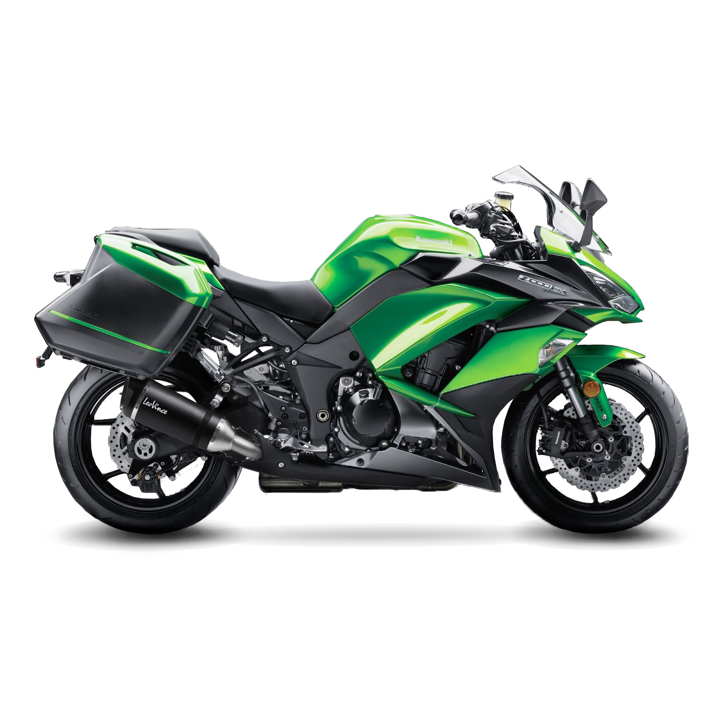 LeoVince Système d?èchappement SBK Factory S Evo 2, Carbon, Slip On pour Kawasaki Z 1000 / SX (Bj.17-19)