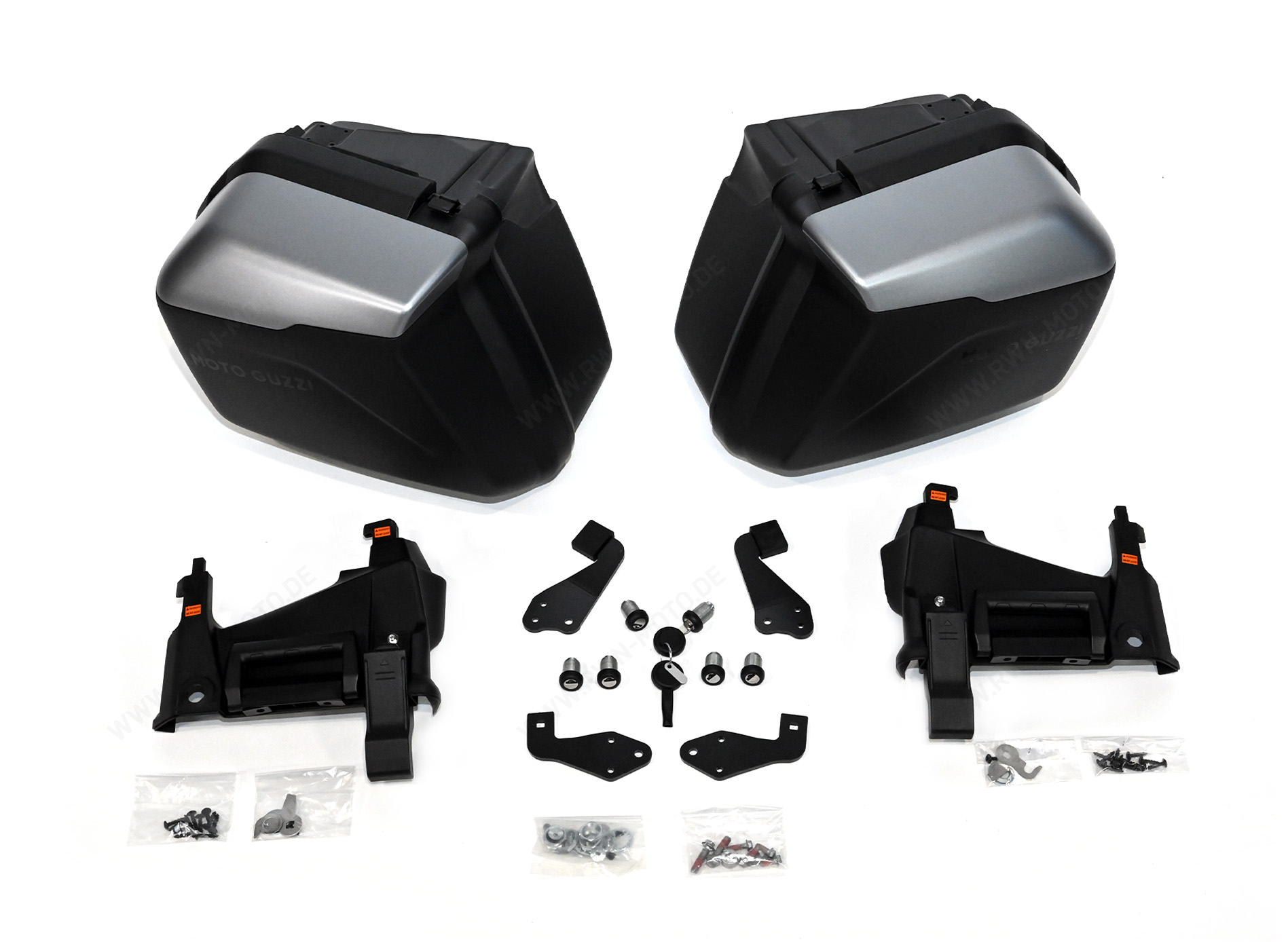 Kit de valises latérales pour Moto Guzzi Stelvio (24-) / V100 Mandello