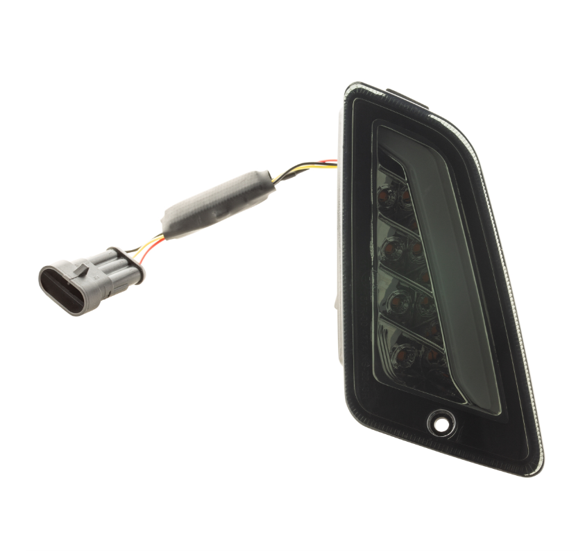 Kit de clignotants avant & arrière pour Vespa GTS/GTS Super/GTV 125-300ccm, teintés