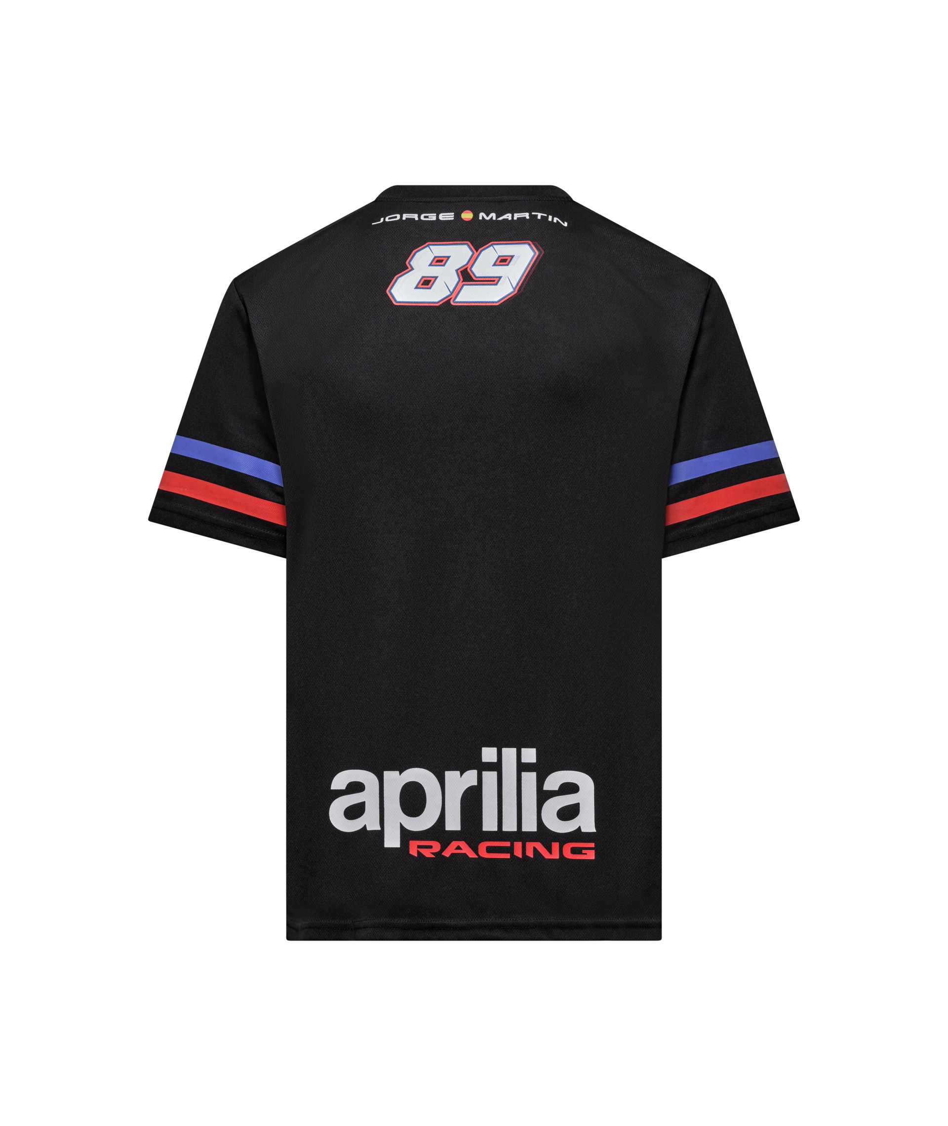 Aprilia T-shirt Racing 89 homme noir blanc