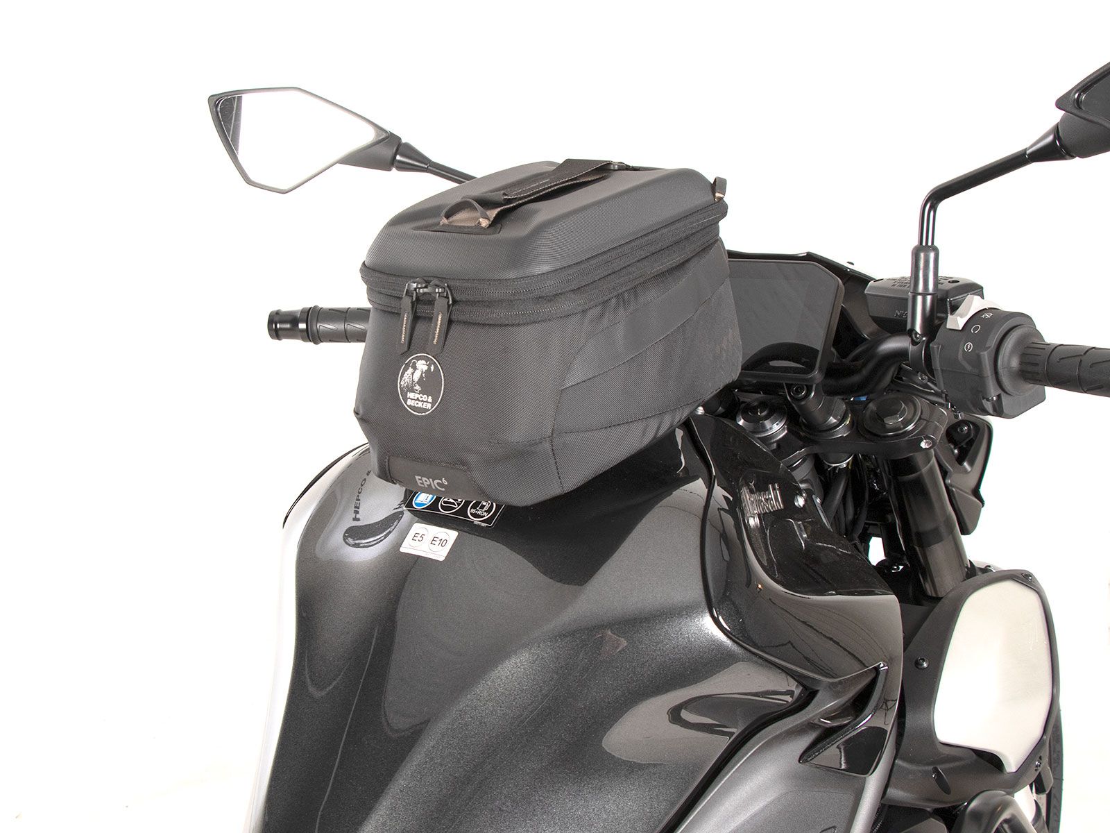 Anneau de réservoir Basic avec unité de fermeture de la sacoche de réservoir pour Kawasaki Z 900 /SE (25- ) Hepco & Becker