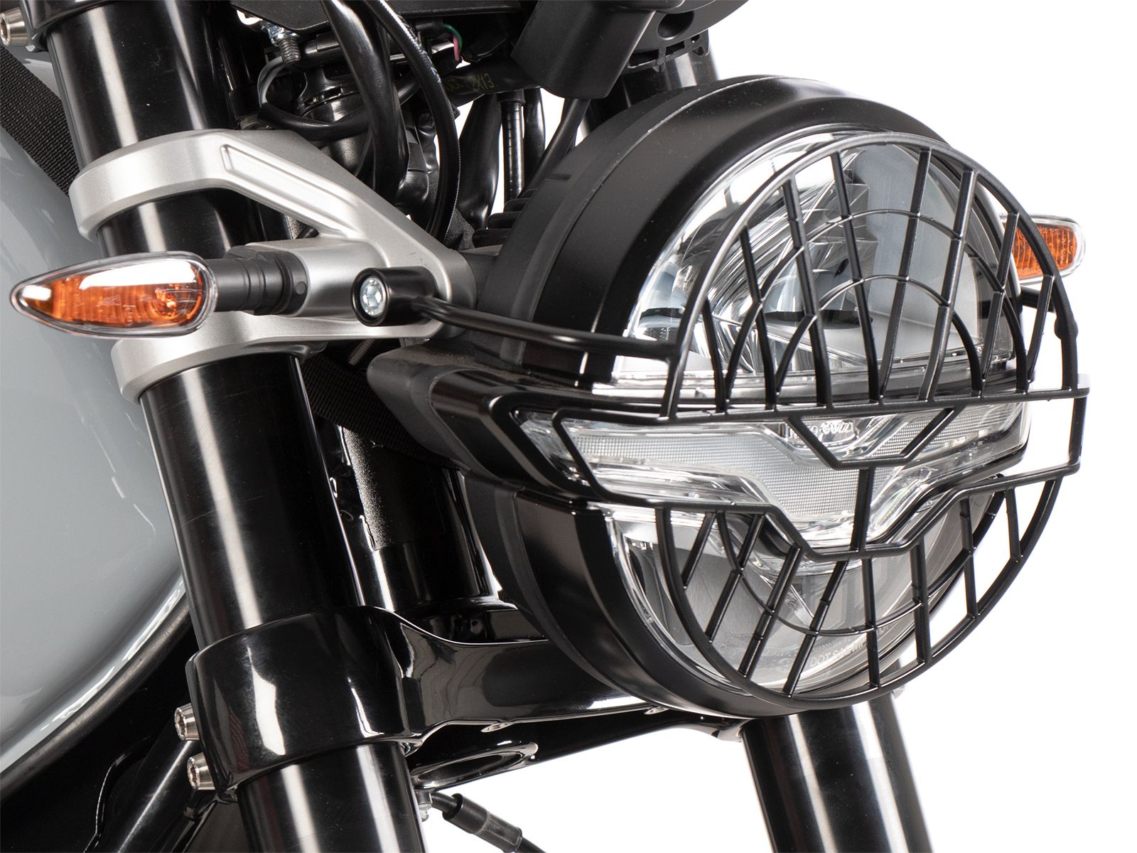 Grille de protection des feux noire pour Moto Guzzi V7 850 Special (25- ) Hepco & Becker