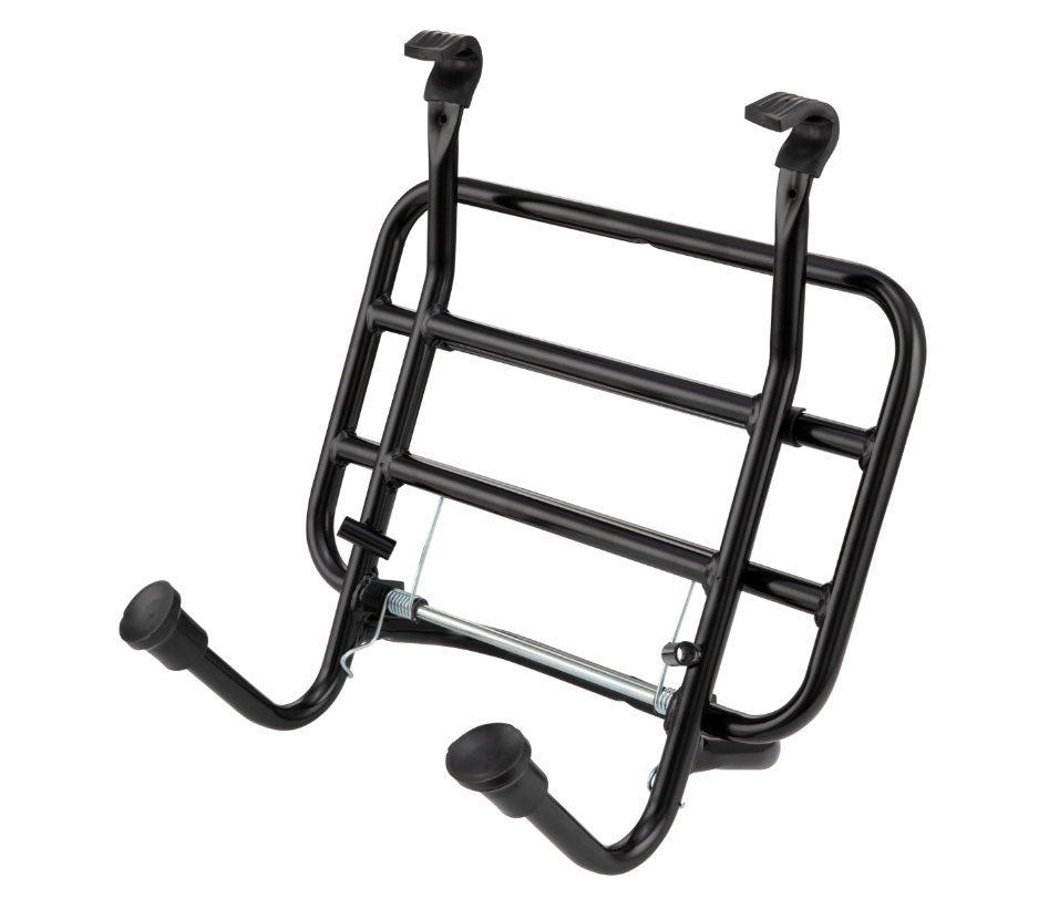 Porte-bagages avant pour Vespa PX 80-200ccm, pliable, noir