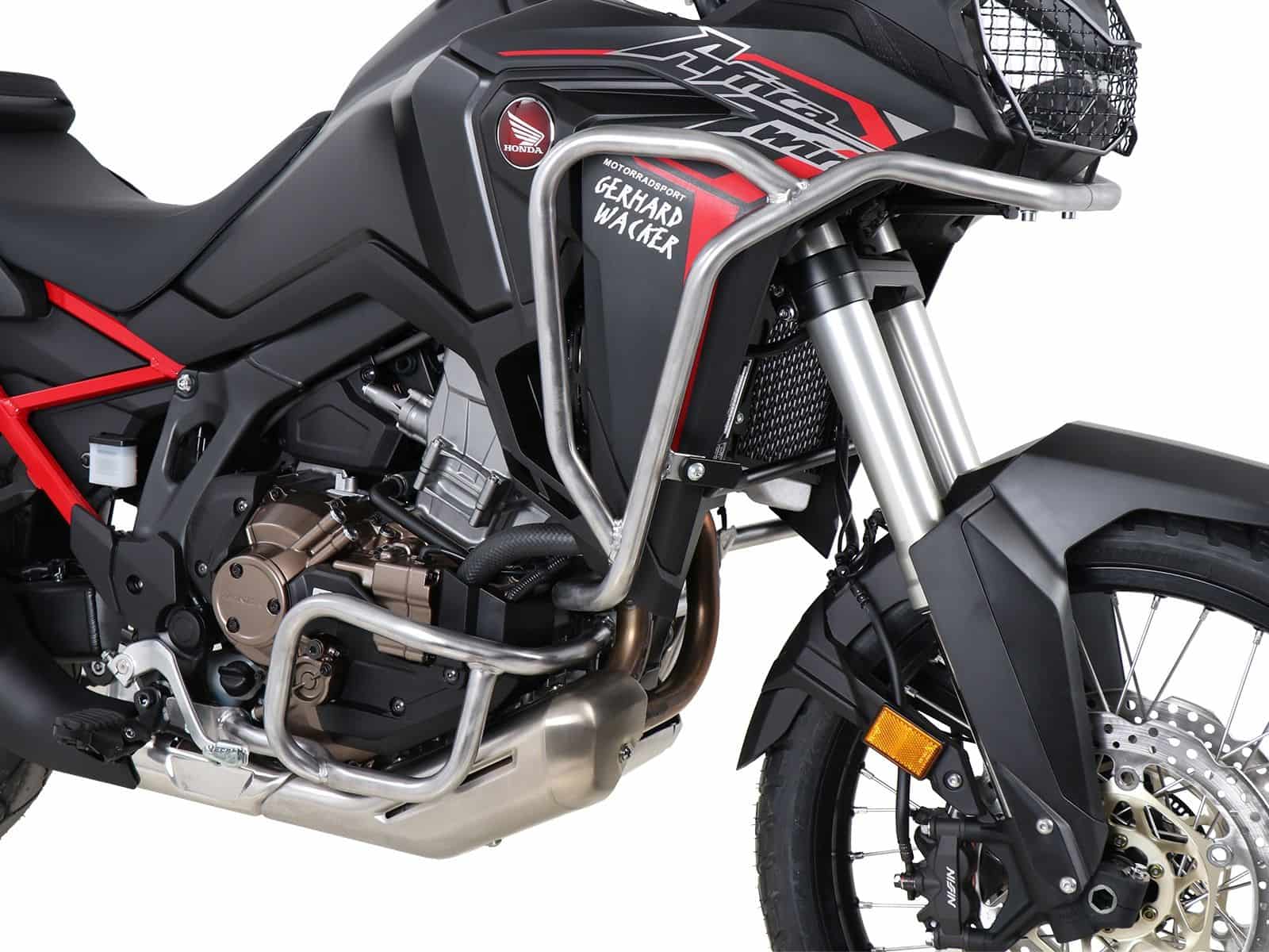Arceau de protection moteur en acier inoxydable pour Honda CRF 1100 L Africa Twin (24-) Hepco & Becker