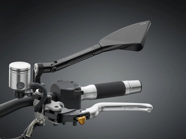 Rétroviseur RIZOMA "TOMOK" droit pour Vespa, noir anodisé
