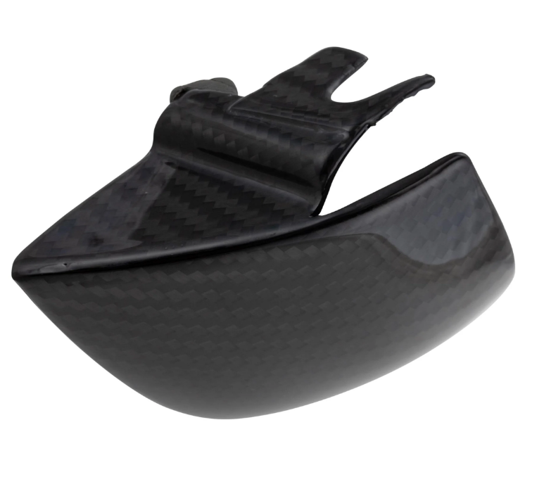 Embout bas de caisse droite pour Vespa Primavera/Sprint 50-150ccm 2T/4T AC, carbone