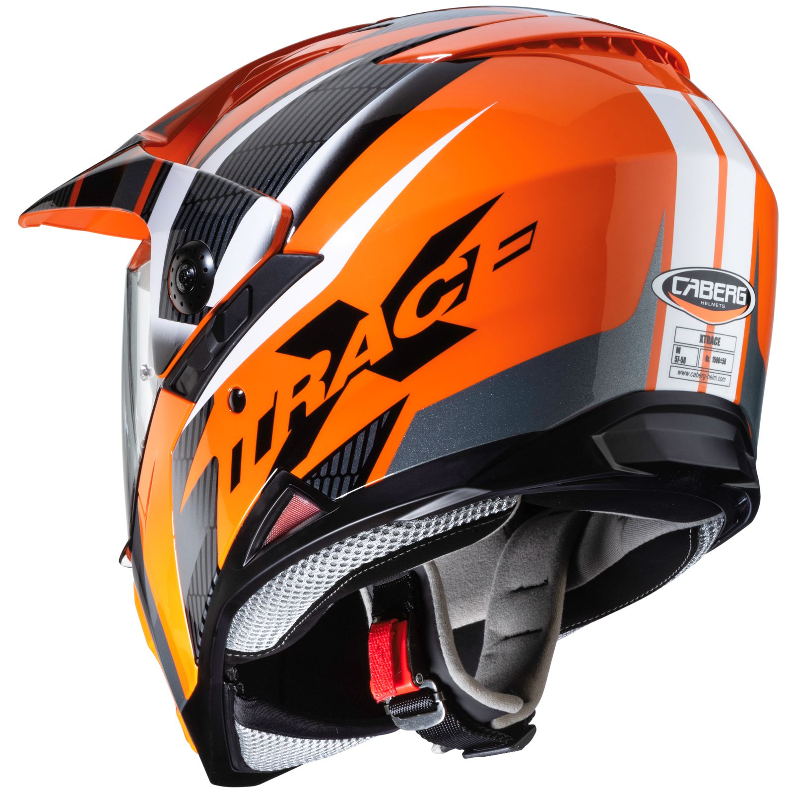 Caberg casque Xtrace Savana, orange/noir