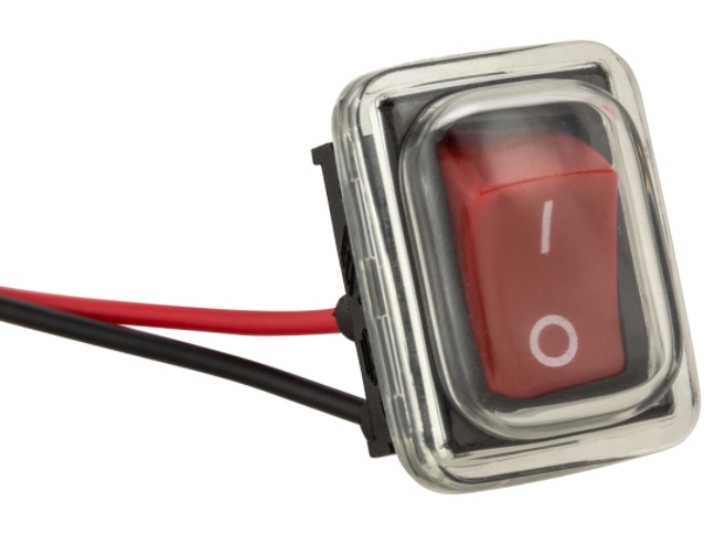 Feu arrière LED rouge pour Vespa Primavera/Sprint 50-150ccm, bord - chrome