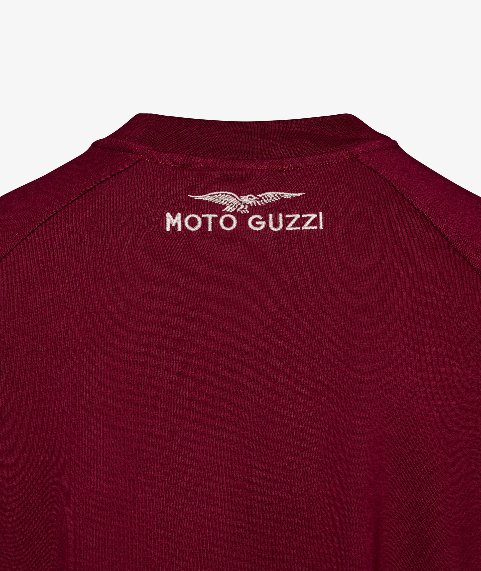 Sweat-shirt Moto Guzzi unisexe "Heritage" bordeaux