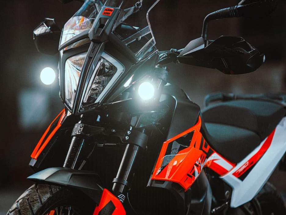 Kellermann Feu diurne avec feu de position, Dayron, aluminium, LED, VR/VL, 12 V, noir mat