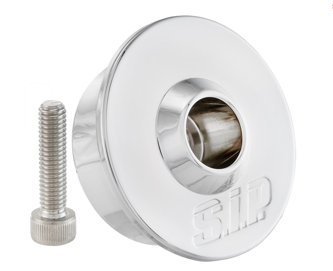 Kit de montage pour rétroviseur d'extrémité de guidon sans poids d'extrémité de guidon, MK II, chromé