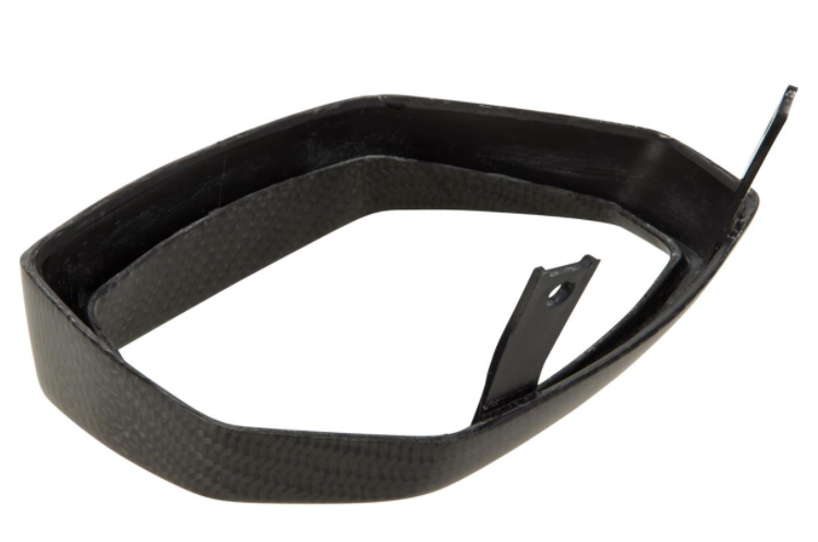 Anneau de lampe noir pour Vespa Sprint 50-150ccm 2T/4T ('13-'18), carbone